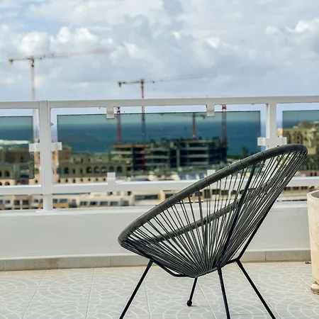 Apartment Elegant Penthouse With 5 Terraces & 180 Views In St Julian's By Solea Saint Julian's