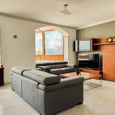 Elegant Penthouse With 5 Terraces & 180 Views In St Julian's By Solea *