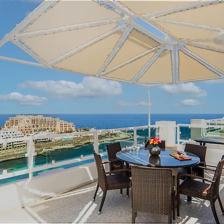 Elegant Penthouse With 5 Terraces & 180 Views In St Julian's By Solea * Saint Julian's